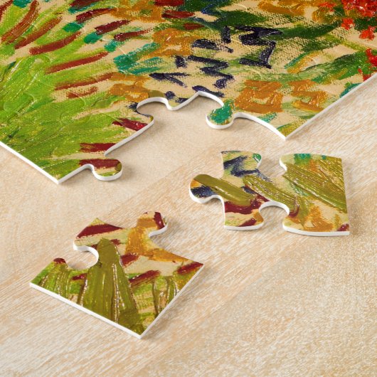 Vincent Van Gogh Garden in Arles Legpuzzel (Zijkant)
