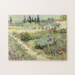 Vincent Van Gogh Garden in Arles Legpuzzel<br><div class="desc">Artiest: Vincent Van Gogh Datum: Juli,  1888 lichte verbetering door 2sweet4wordsDesigns</div>
