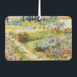 Vincent van Gogh - Garden in Arles Luchtverfrisser<br><div class="desc">Tuin in Arles / Drijvende tuin met pad / Jardin a Arles - Vincent van Gogh,  1888</div>