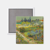 Vincent Van Gogh Garden in Arles Magneet (Voorkant / Achterkant)
