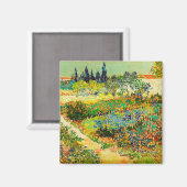 Vincent Van Gogh Garden in Arles Magneet (Voorkant / Achterkant)