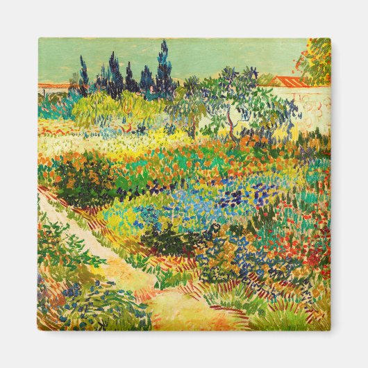 Vincent Van Gogh Garden in Arles Magneet (Voorkant)