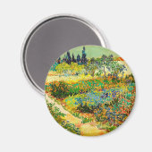 Vincent Van Gogh Garden in Arles Magneet (Voorkant / Achterkant)