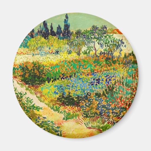 Vincent Van Gogh Garden in Arles Magneet (Voorkant)