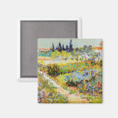 Vincent van Gogh - Garden in Arles Magneet (Voorkant / Achterkant)