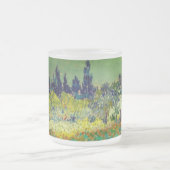 Vincent Van Gogh Garden in Arles Matglas Koffiemok (Center)