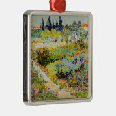 Vincent van Gogh - Garden in Arles Metalen Ornament (Rechts)