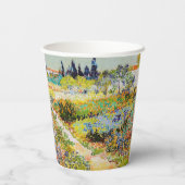 Vincent van Gogh - Garden in Arles Papieren Bekers (Achterkant)