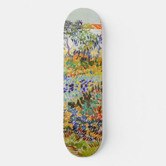 Vincent van Gogh - Garden in Arles Persoonlijk Skateboard (Voorkant)