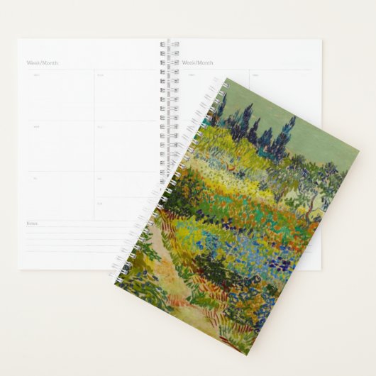 Vincent Van Gogh Garden in Arles Planner (Display)