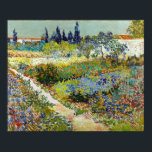 Vincent van Gogh Garden in Arles Poster<br><div class="desc">Vincent van Gogh Garden in Arles</div>
