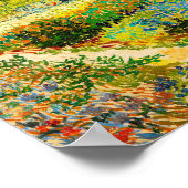 Vincent Van Gogh Garden in Arles Poster (Hoek)