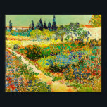 Vincent Van Gogh Garden in Arles Poster<br><div class="desc">Vincent Van Gogh Garden in het Poster van Arles</div>