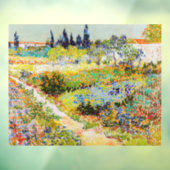 Vincent van Gogh - Garden in Arles Raamsticker (Vel 3)