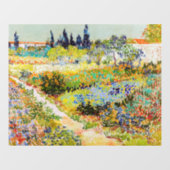 Vincent van Gogh - Garden in Arles Raamsticker (Vel)