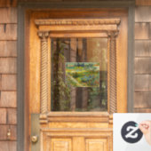 Vincent Van Gogh Garden in Arles Raamsticker (Huis Deur)