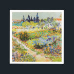 Vincent van Gogh - Garden in Arles Servet<br><div class="desc">Tuin in Arles / Drijvende tuin met pad / Jardin a Arles - Vincent van Gogh,  1888</div>