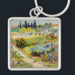 Vincent van Gogh - Garden in Arles Sleutelhanger<br><div class="desc">Tuin in Arles / Drijvende tuin met pad / Jardin a Arles - Vincent van Gogh,  1888</div>