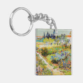 Vincent van Gogh - Garden in Arles Sleutelhanger (Voorkant Links)
