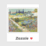 Vincent van Gogh Garden in Arles Sticker<br><div class="desc">Vincent van Gogh Garden in Arles</div>