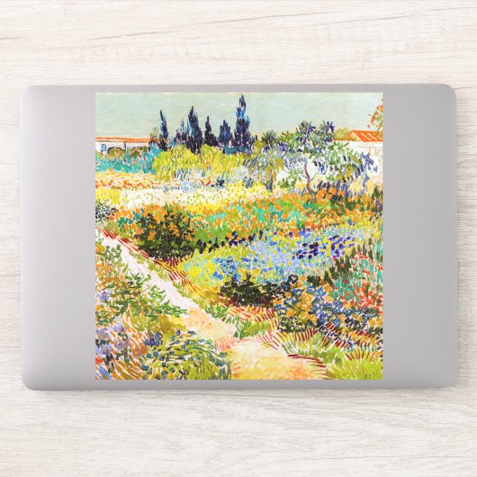 Vincent van Gogh - Garden in Arles Sticker (Computer)