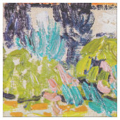 Vincent van Gogh - Garden in Arles Stof (Close Up)