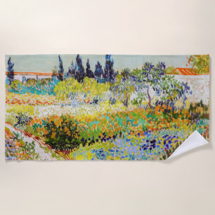 Vincent van Gogh - Garden in Arles Strandlaken