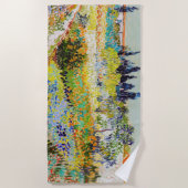 Vincent van Gogh - Garden in Arles Strandlaken (Voorkant)