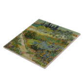 Vincent van Gogh - Garden in Arles Tegeltje (Zijkant)