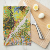 Vincent van Gogh - Garden in Arles Theedoek (Quarter Fold)