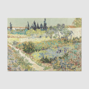 Vincent Van Gogh Garden in Arles Tissuepapier