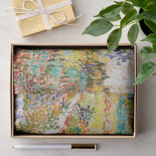 Vincent van Gogh - Garden in Arles Tissuepapier (Geschenk)