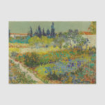 Vincent Van Gogh Garden in Arles Tissuepapier<br><div class="desc">Weefselpapier met het olieverfschilderij Tuin van Vincent van Gogh in Arles (1888). Een prachtig gekleurde tuin van rijke blues,  groen en rood is afgebeeld in Arles,  Frankrijk. Het perfecte cadeau voor liefhebbers van het post-impressionisme en Nederlandse kunstverzamelaars!</div>