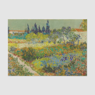 Vincent Van Gogh Garden in Arles Tissuepapier