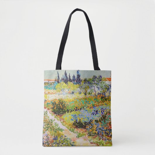 Vincent van Gogh - Garden in Arles Tote Bag (Voorkant)