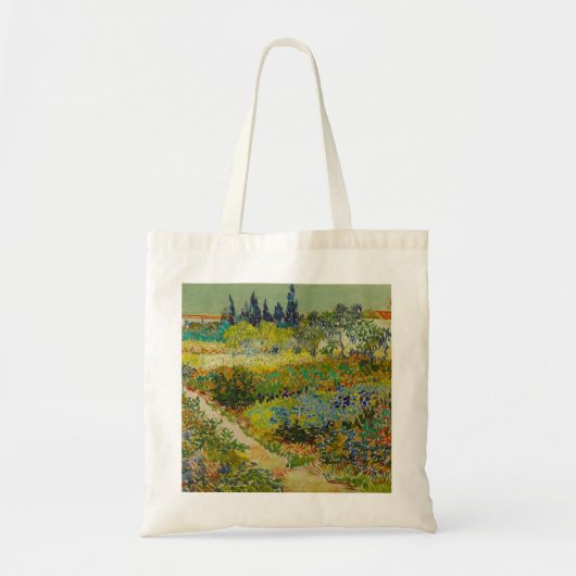 Vincent Van Gogh Garden in Arles Tote Bag (Voorkant)