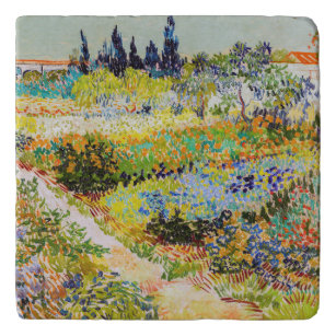 Vincent van Gogh - Garden in Arles Trivet
