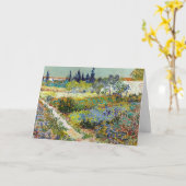Vincent van Gogh Garden in het Briefkaart van Arle (Gele Bloem)