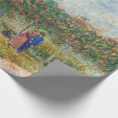 Vincent van Gogh - Garden in Montmarte met Lovers Cadeaupapier (Hoek)