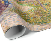 Vincent van Gogh - Garden in Montmarte met Lovers Cadeaupapier (Rol Hoek)