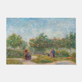 Vincent van Gogh - Garden in Montmarte met Lovers Deurmat (Voorkant)