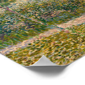 Vincent van Gogh - Garden in Montmarte met Lovers Poster (Hoek)