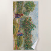 Vincent van Gogh - Garden in Montmarte met Lovers Strandlaken (Voorkant)