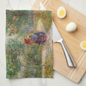 Vincent van Gogh - Garden in Montmarte met Lovers Theedoek (Quarter Fold)