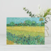 Vincent van Gogh - Gebied met Irises bij Arles Bedankkaart (Staand voorkant)