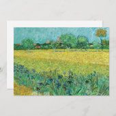 Vincent van Gogh - Gebied met Irises bij Arles Bedankkaart (Voorkant / Achterkant)