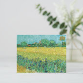 Vincent van Gogh - Gebied met Irises bij Arles Briefkaart (Staand voorkant)