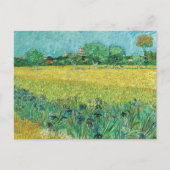 Vincent van Gogh - Gebied met Irises bij Arles Briefkaart (Voorkant)