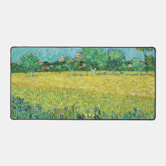 Vincent van Gogh - Gebied met Irises bij Arles Bureaumat (Voorkant)