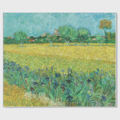Vincent van Gogh - Gebied met Irises bij Arles Cadeaupapier (Vlak)